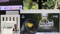 Adu Jepret Foto Satwa hingga Ular Sanca Digendong Model