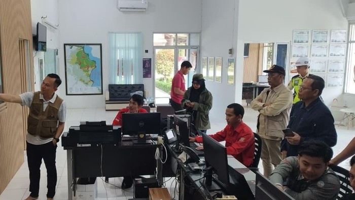 APHI saat meninjau firebase di Sungai Baung, OKI.
