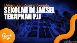 Video: Ditemukan Ratusan Senjata, Sekolah di Jaksel Terapkan PJJ