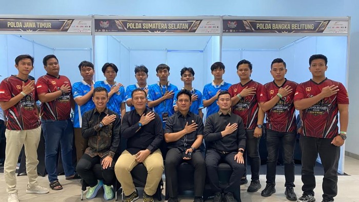 E-Sport Polda Sumatera Selatan tampil dalam Turnamen E-Sport Mobile Legends Kapolri Cup 2026