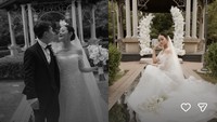 Kolase foto bahagia pernikahan Gisela dan Sian. Foto: Instagram Story @giselacindy12