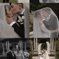 Gisela Cindy membagikan kabar bahagia pernikahannya ke akun Instagram. Wanita 31 tahun yang memilih menetap di Toronto itu tampil anggun dalam balutan gaun pengantin off-shoulder. Foto: Instagram/@giselacindy12