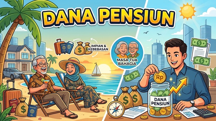Ilustrasi dana pensiun.
