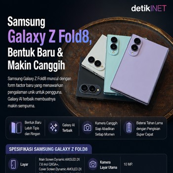 Samsung Galaxy Z Fold8, Bentuk Baru & Makin Canggih