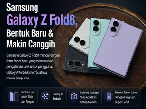 Samsung Galaxy Z Fold8, Bentuk Baru & Makin Canggih