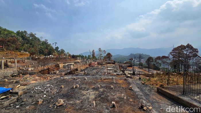 Kampung Adta Ciptamulya setelah kebakaran.