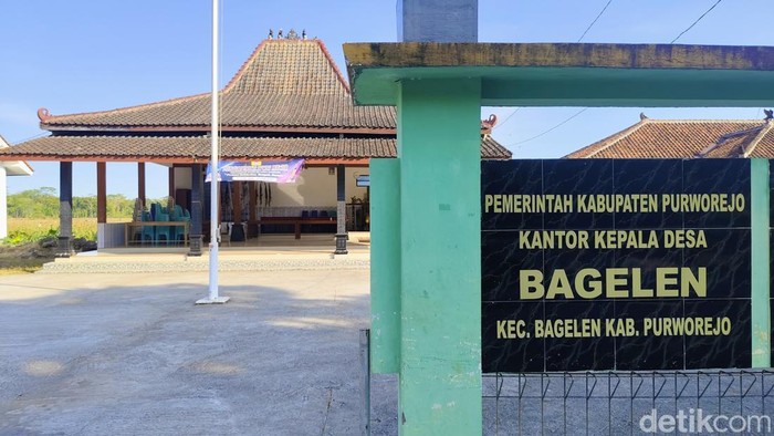Kantor Desa Bagelen, Kecamatan Bagelen, Kabupaten Purworejo, Sabtu (11/7/2026).
