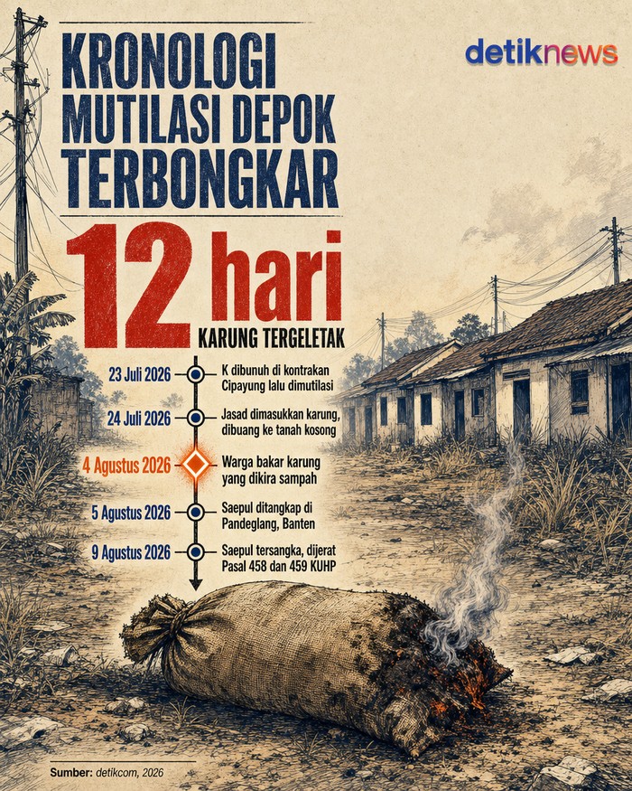 Kasus pembunuhan disertai mutilasi yang dilakukan Saepul terhadap pria berinisial K mengungkap sederet fakta mengejutkan.