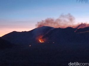 11 Kendaraan Damkar dari Sejumlah Daerah di Jatim Dikerahkan ke Bromo