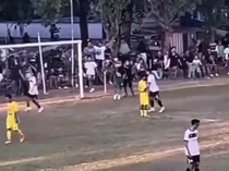 Video Viral Kiper Dipukul hingga Tersungkur di Liga Bantul