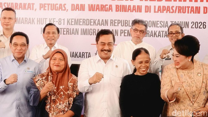Menteri Imipas Agus Andrianto menghadiri bakti kesehatan Kemenimipas