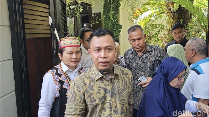 Panglima Jilah usai bertemu dengan Jokowi di Solo, Senin (10/8/2026)