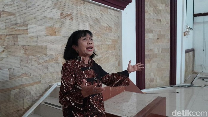 Pendeta Gloria Irene Bale (Rechtin Hani Ritonga/detikSumut)