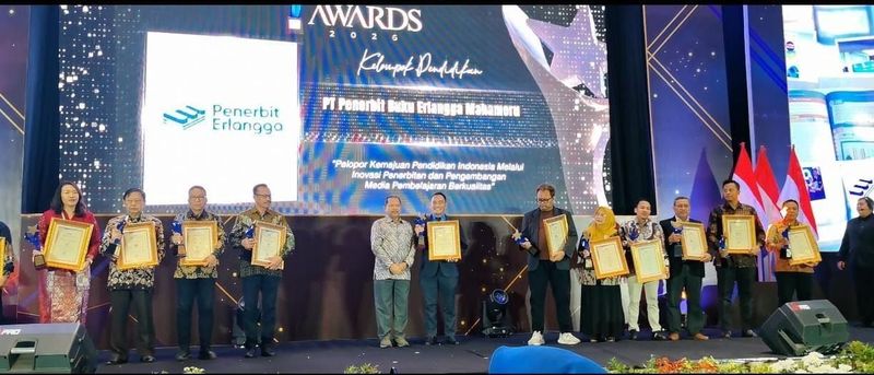 Penerbit Erlangga Kukuhkan Inovasi & Kepemimpinannya di Dunia Pendidikan