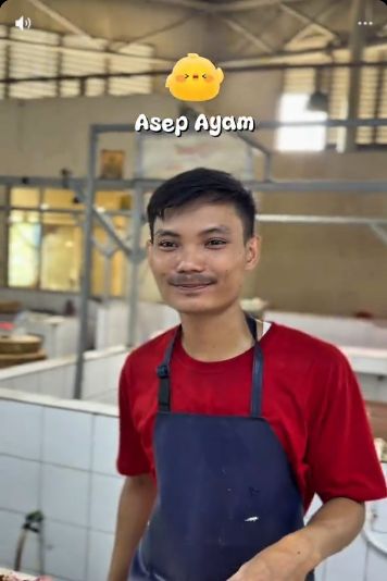 Penjual pasar yang viral Sosok penjual ayam hingga bawang di pasar yang viral