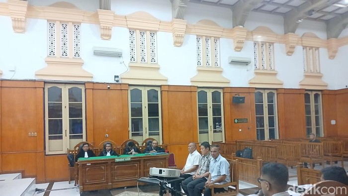 Sidang tuntutan kasus korupsi smartboard. (Juita Sinuhaji/detikSumut)
