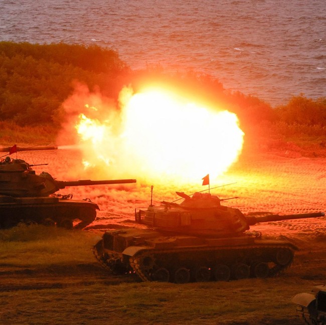 Taiwan Unjuk Kekuatan, Tank M60A3 Menggelegar dalam Latihan Militer Han Kuang