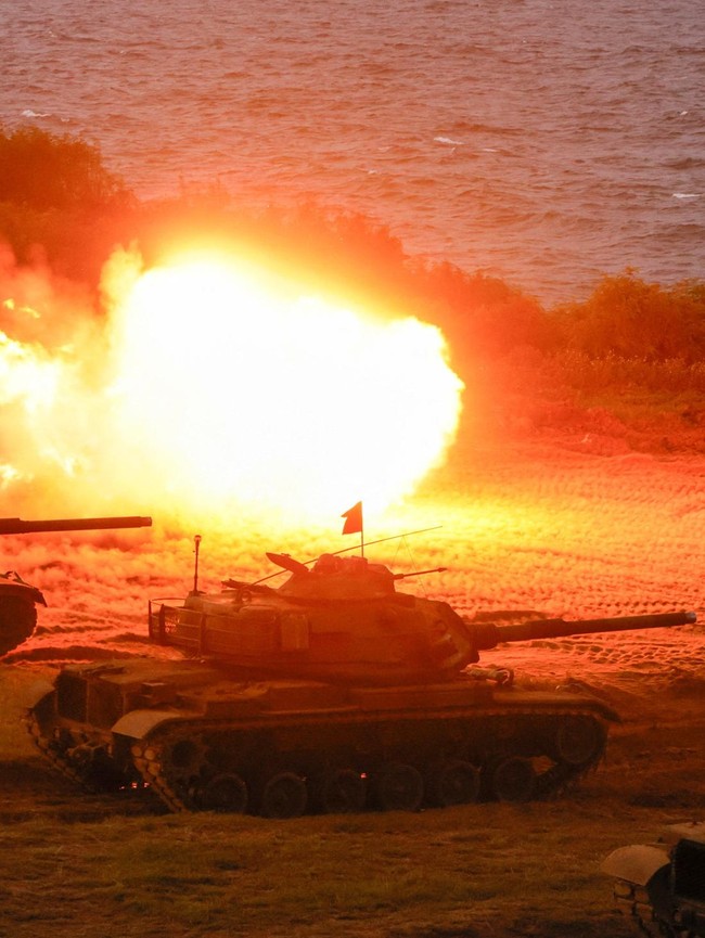Taiwan Unjuk Kekuatan, Tank M60A3 Menggelegar dalam Latihan Militer Han Kuang