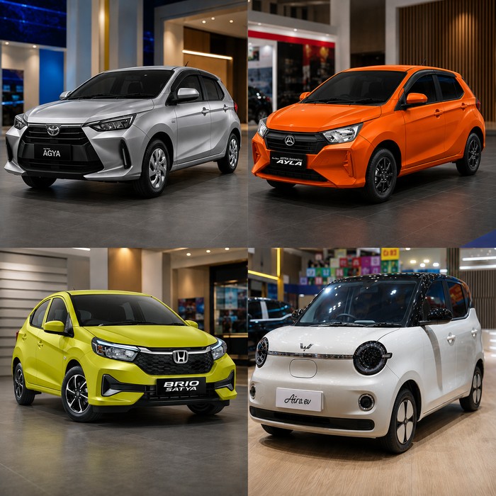 Wuling Aira ev vs Agya dkk