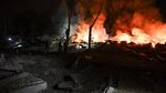 Api Membara di Zaporizhzhia Setelah Serangan Rudal Rusia