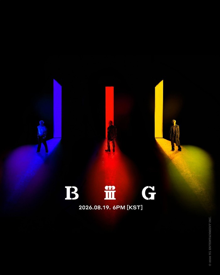 Poster comeback BIGBANG dengan single BiiiG.