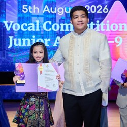 Penyanyi Cilik Clarissa Sophia Raih Grand Champion Ajang Internasional di Malaysia