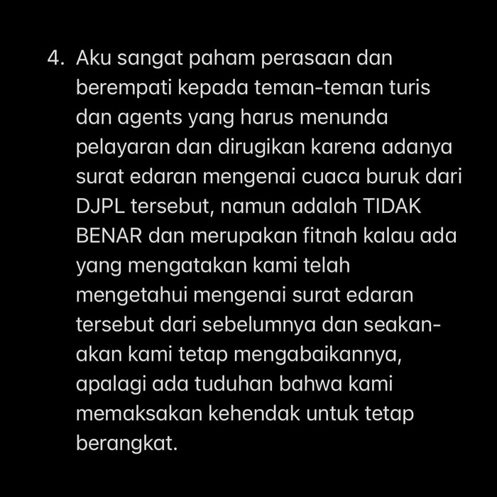 jessica mila klarifikasi soal pelayaran ke Pulau Padar