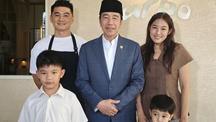 Jokowi mampir makan di restoran milik Chef Arnold Poernomo