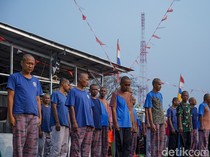 Pasien ODGJ Jamrud Biru Bersiap Sambut HUT RI ke-81