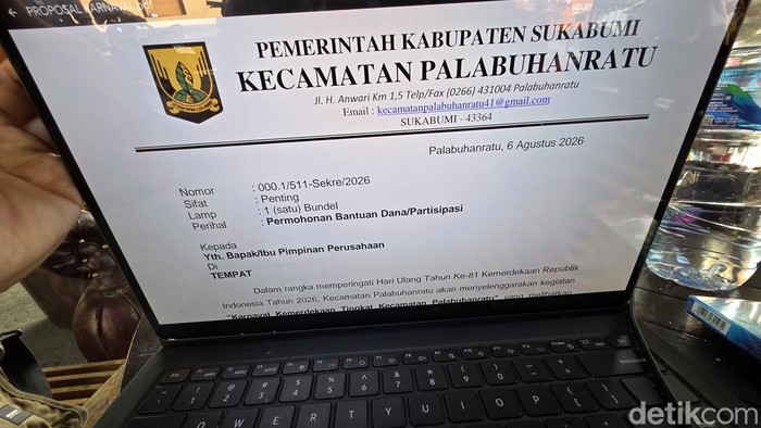 Proposal penggalangan dana berkop kecamatan palabuhanratu