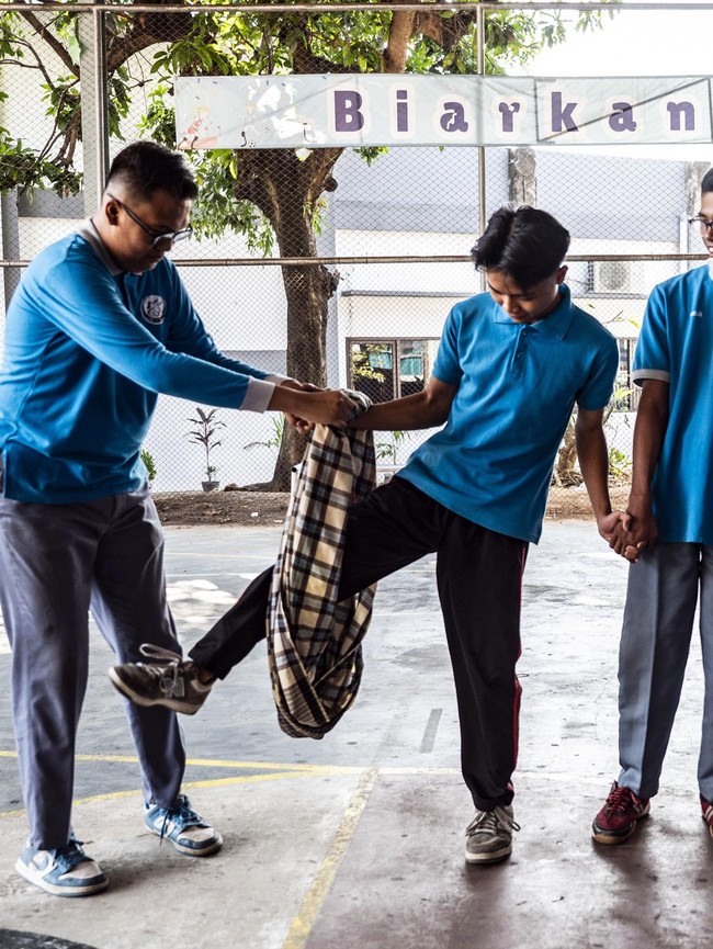 Semangat Kemerdekaan, Siswa SLB Semarang Adu Kekompakan di Lomba HUT RI
