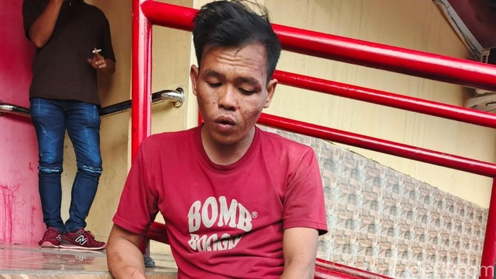 Tampang salah satu pelaku yang membegal polisi di Palembang