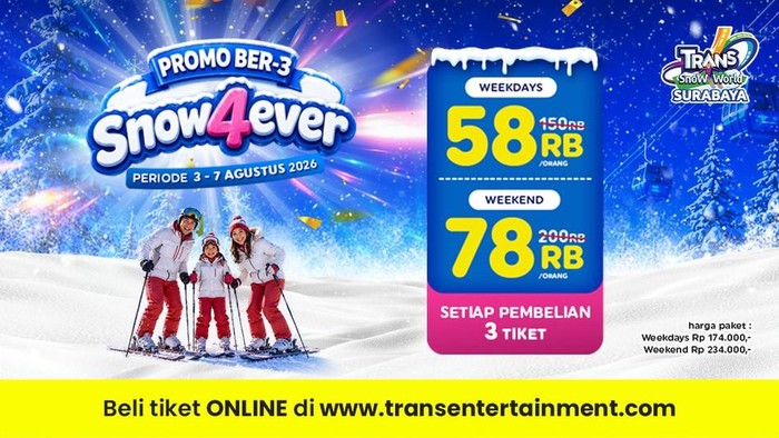 Promo Trans Snow World Surabaya