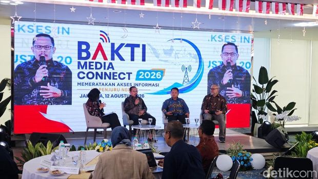 Bakti Media Connect 2026 di Jakarta, Rabu (12/8/2026).