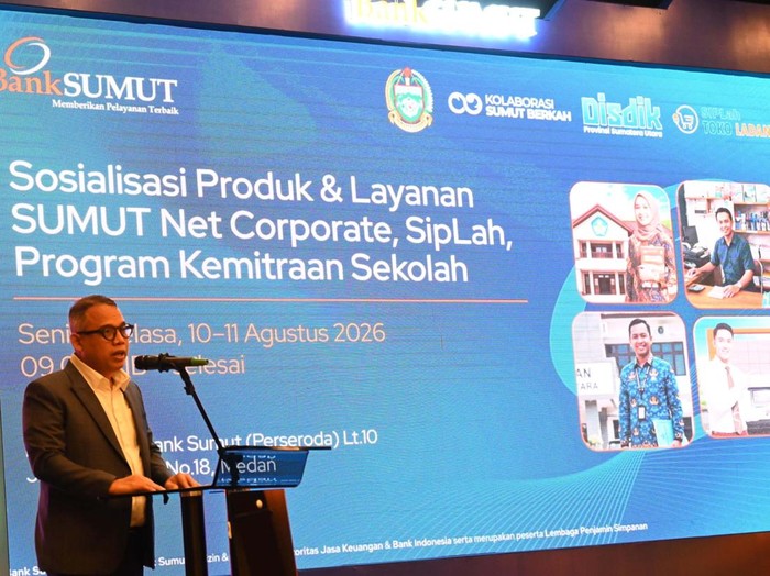 Direktur Utama Bank Sumut, Heru Mardiansyah mengungkapkan kesiapan dalam turut serta memperkuat tata kelola dana Bantuan Operasional Sekolah (BOS) melalui penerapan transaksi non-tunai dan pemanfaatan layanan digital, Selasa (11/8)