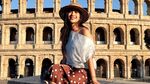 Febby Rastanty Manjat Tembok demi Bisa Foto Berlatar Colosseum