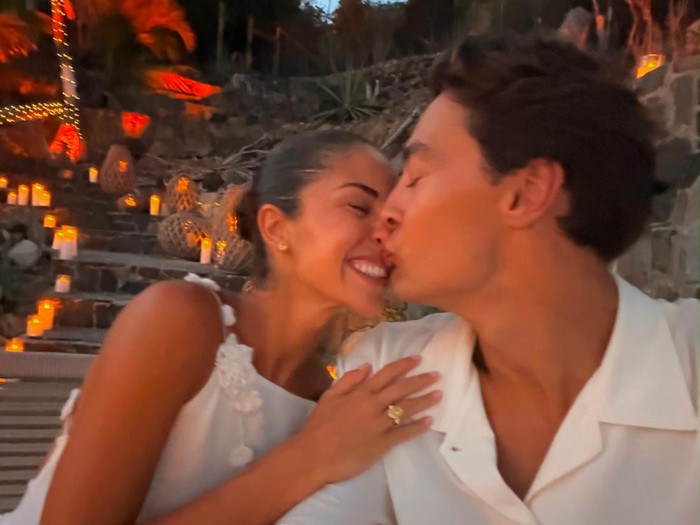 George Russell dan Carmen Montero Mundt Tunangan.