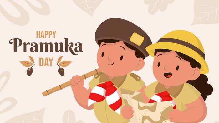 Ilustrasi Hari Pramuka ke-65 Tahun 2026