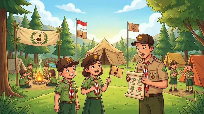 Ilustrasi Pramuka Siaga.