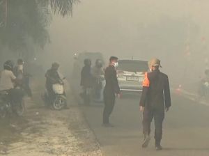 Ditlantas Polda Kalteng Catat 300 Kecelakaan Selama Kabut Asap Melanda