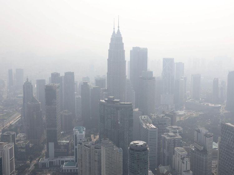 Potret Malaysia Terdampak Kabut Asap dari Kalimantan