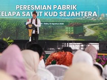 Menkop Resmikan Pabrik CPO KUD Sejahtera di Muba