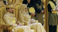 Momen Pernikahan Mewah Pangeran Brunei & Istri yang Kini Gelarnya Dicopot
