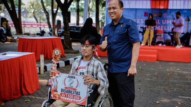 Polda Metro Jaya menggelar Festival UMKM dan Lomba Melukis menyambut Hari Kemerdekaan RI ke-81, Rabu (12/8/2026).
