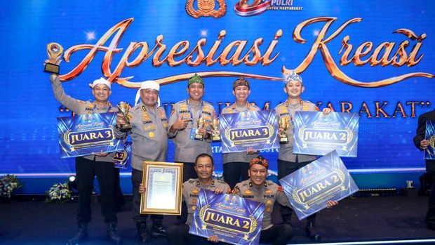 Polres Bogor meraih juara 2 inovasi tingkat Polres Kluster I dalam ajang Apresiasi Kreasi Polri untuk Masyarakat