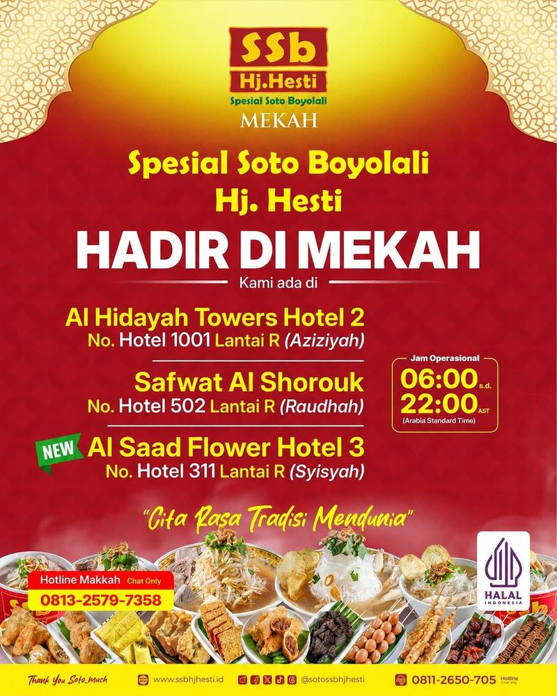 Soto SSB Hj. Hesti ekspansi ke Arab Saudi