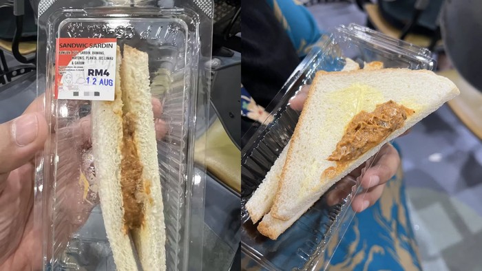 Beli Sandwich Sarden Rp 17 Ribu, Pelanggan Kaget Isinya Secuil