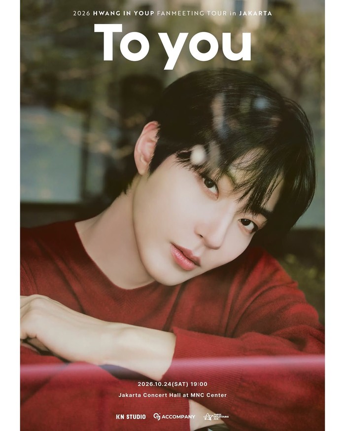 Poster HWANG IN YOUP FANMEETING TOUR [To you] in JAKARTA.