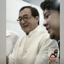 Audy Item Happy Banget Bisa Video Call Jackie Chan