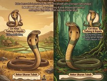 Infografis: Kobra Vs King Kobra, Ini Perbedaannya